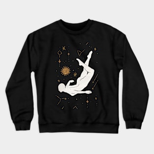 Fly Astro Celestial Feminine Crewneck Sweatshirt